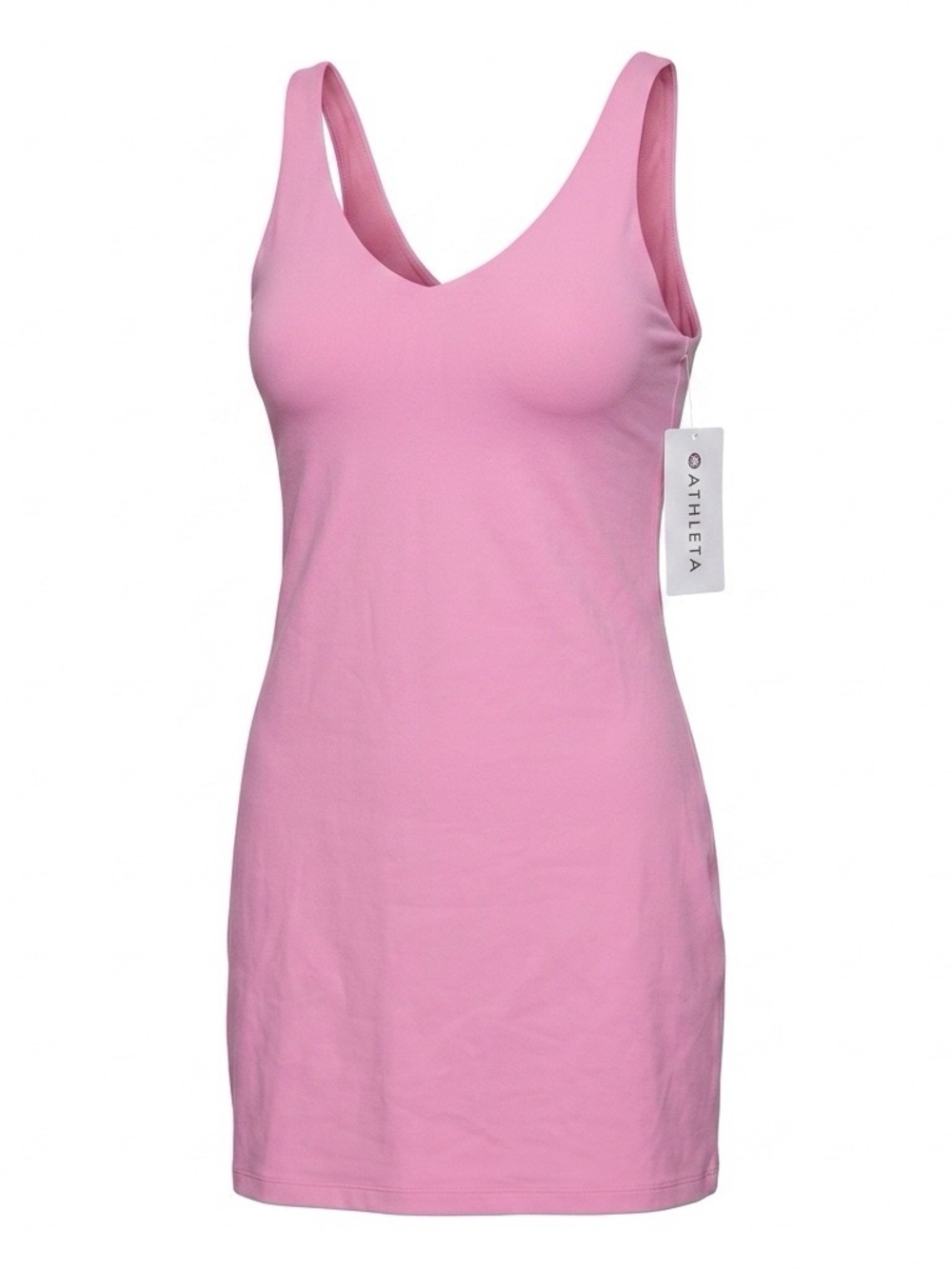 NWT Athleta Pink Sleeveless Mini Dress
